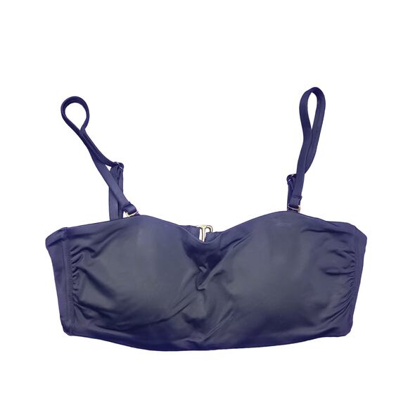 Andie Swim The Bora Bora Bandeau Bikini Top Black Women's Size Medium NEW - Picture 2 of 10